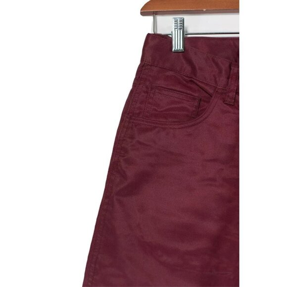 Jean Paul Gaultier JPG Womens Small Burgundy Red Jeans Skinny Leg Vintage Pants - Picture 5 of 6